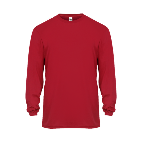 Badger Sport C2 L/S Tee (510400-001904), Color 'Red'